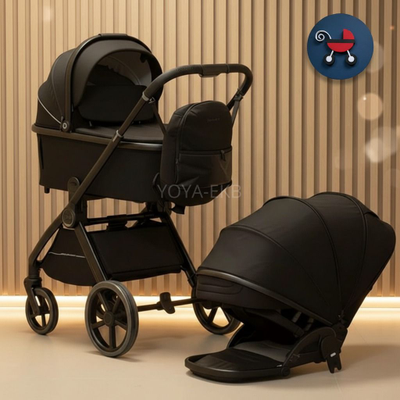 Детская коляска 3 в 1 Luxmom 999 Черный