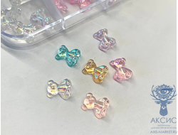 Фигурки для ногтей в коробочке (мишки №6)