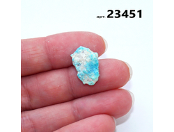 Бирюза натуральная (необработанная) Армения арт.23451: 1,8г - 18*12*8мм