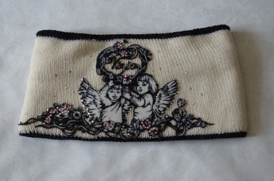 итальянская вязаная повязка на голову Vizio фото