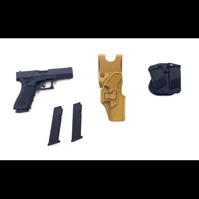 Пистолет G-17 с кобурой и магазинами 1/6 (26042R) - EASY&amp;SIMPLE