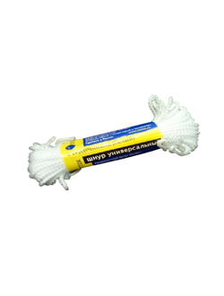 Шнур с сердечником 7мм 20м (белый)