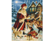 Алмазная картина (мозаика) &quot;Санта-Клаус и лесные друзья&quot; 30*40 см