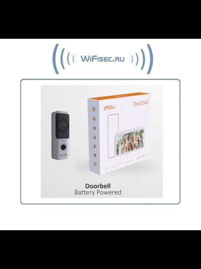 IMOU Doorbell автономная вызывная WiFi панель видеодомофона с DVR, Full HD (IMOU)