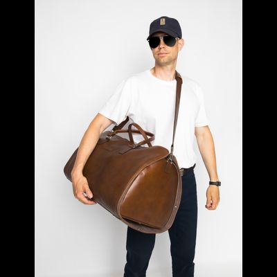 Портплед + дорожная сумка (2 в 1) Palermo Premium 
brown (арт. 4038-63)