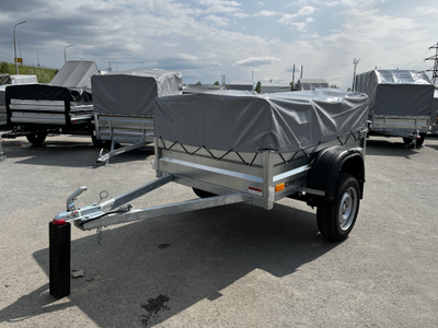 Прицеп «Спутник PRO» (1900х1200х370) оцинкованная рама, с силовым подрамником