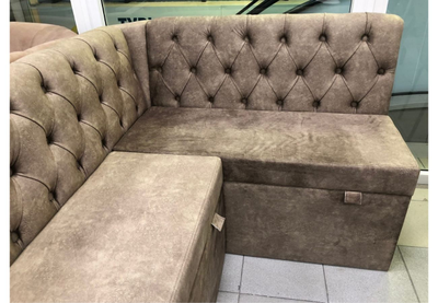 Скамья угловая Венеция кожзам (Бонмебель)