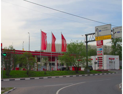 Реклама на АЗС в районе Донской