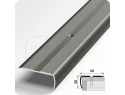 Порог угловой Лука ПУ 06.2700.056 Бетон темный