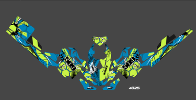 Наклейки на снегоход  Lynx Rave 2017 2018 #4825