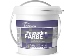 Краска фасадная акриловая REINMANN FassadenFarbe Белая база А 15 л