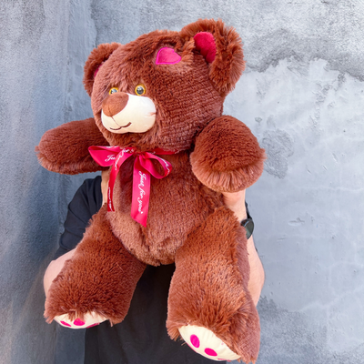 Плюшевый мишка 65 см бурый Кельвин