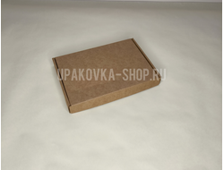 Коробка с откидной крышкой 210*150*25 мм БУРЫЙ
