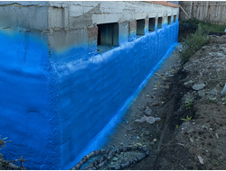 Утепление фундамента и цоколя пенополиуретаном