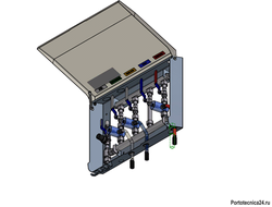 Сателлит пена-пена-смыв-дез. HD 55-B .(децентр.) 20-80 бар, вход 1/2 г, выход 1/2 ш.