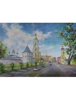 Картина Новоспасский монастырь Круглова Светлана