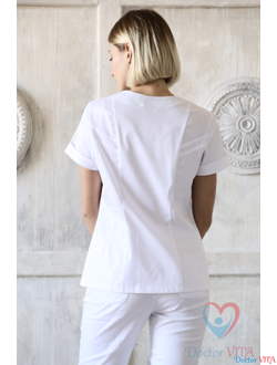 Блуза «Альфа», белый