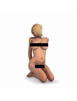 пляж Девушка обнаженная 6