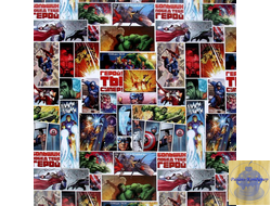 Бумага упаковочная глянцевая "Ты Супер Герой", Мстители, 70*100 см, 1 лист