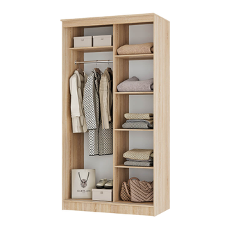 Шкаф-купе Сакура 1,14 м (цвет на выбор) (1140*610*2216)