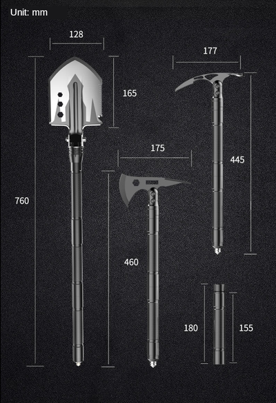 Многофункциональная лопата YUANTOOSE TD14-F45-S
