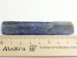 Кианит синий, необработанный "дикий" образец, Бразилия (79*16*4 мм, 16 г) №35586