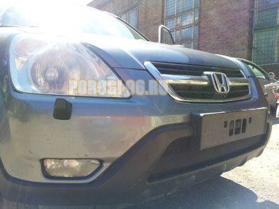 Защита радиатора Honda CR-V II 2002-2004 black