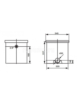 Регулятор уровня воды пластиковый Kripsol