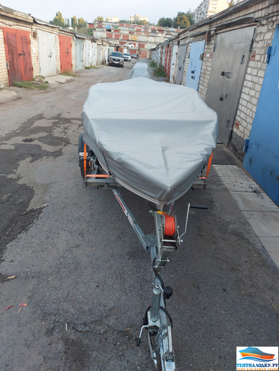 Тент на лодку САЛЮТ Realcraft 370 ( лекало в WELLBOAT 37 NEXT арт. 947, 856)