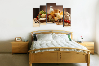 Модульная картина "Сытное ассорти"