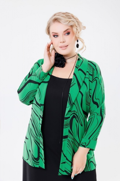 Костюм 172503 зелёный 52-66р