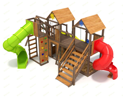 Детская площадка IgraGrad Комбо с трубой 2,1м фото 3