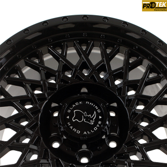 Комплект дисков R17 8,0J ET+10 6*139,7 FF FBX096 Черный (№ 1601)