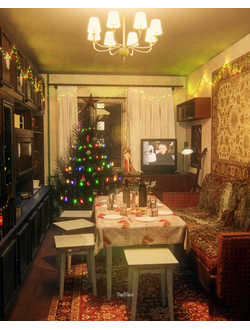 холст "Твой Новый Год" #1