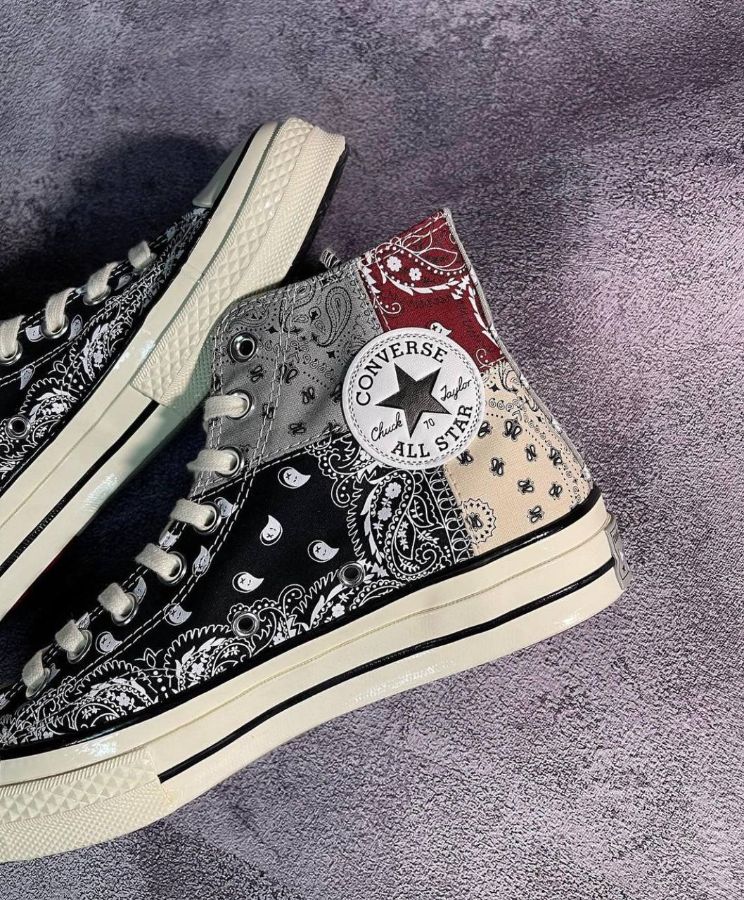 Converse Chuck Taylor All Star 70 Hi Offspring Paisley Black