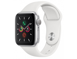 Apple Watch Series 5 44mm Aluminium Case with Sport Band (Серебряный)