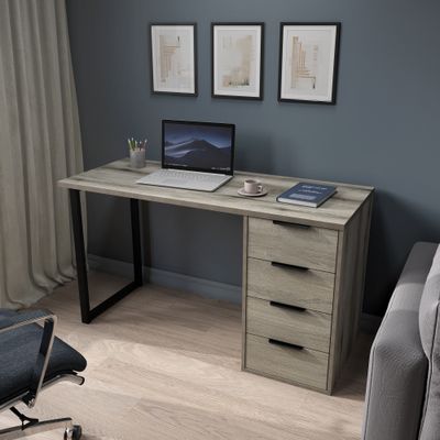 Стол С-402 дуб эвок/дуб сонома темный