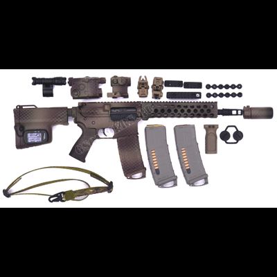 Винтовка М4 с обвесом 1/6 (DAM 78042) - DAMTOYS