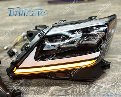 Фары Lexus LX 570 12-15 LED 3 линзы светодиодные