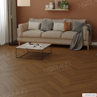 Ламинат Norland Herringbone Elegant Strong Дуб Этна LF304-20 34 класс толщина 12 мм с фаской 1.32 м2