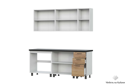 Аризона 2,0 м кухонный гарнитур Дуб золотой