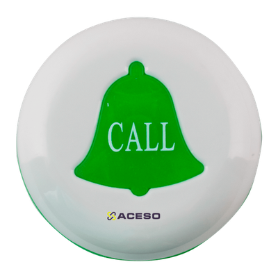 K-V ВЛАГОЗАЩИЩЁННАЯ КНОПКА ВЫЗОВА (БЕЛЫЙ/ЗЕЛЁНЫЙ)