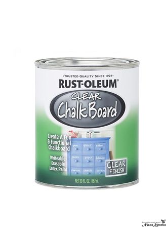 Прозрачная грифельная краска Rust-oleum