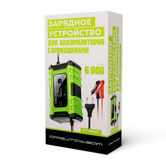 Зарядное устройство аккумулятора автомобиля с крокодилами Орбита OT-APZ22 (12В,6A )