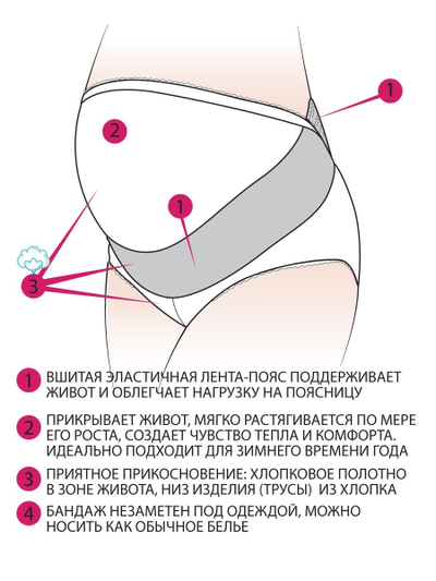 Дородовой бандаж бежевый меланж 0645