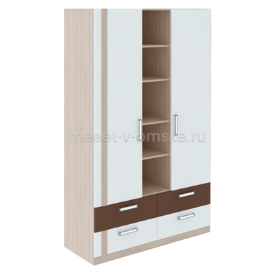 Шкаф волкер М02 3-х секционный