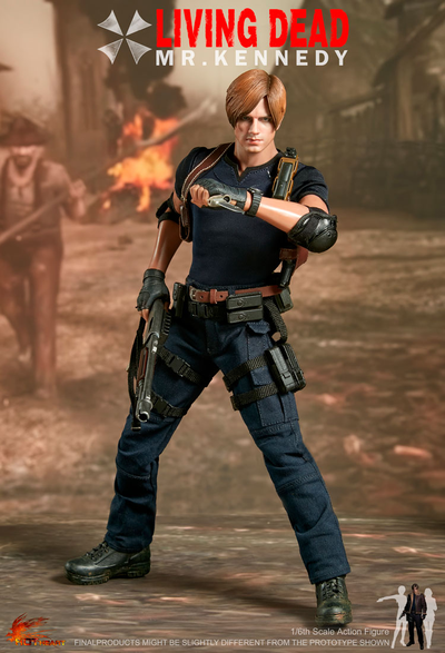 Леон С. Кеннеди (Resident Evil 4 Remake)  - Коллекционная ФИГУРКА 1/6 scale Mr.Kennedy complete set (FD014C) - Hot Heart
