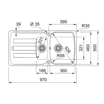 Мойка Franke Antea AZG 651
