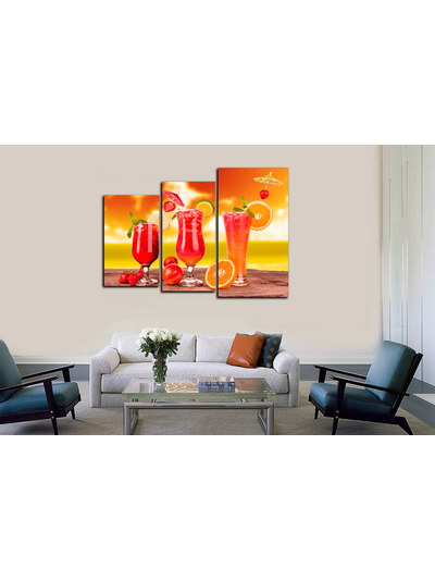 Модульная картина &quot;Экзотический напиток&quot;