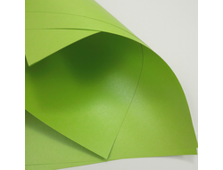 дизайнерский картон Sirio Pearl (зелёный-перламутровый)